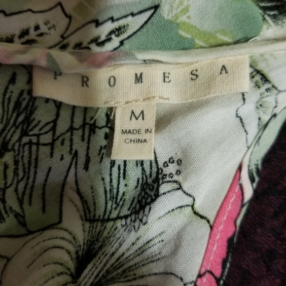 Promesa Cold Shoulder Floral Maxi Dress - Picture 14 of 15